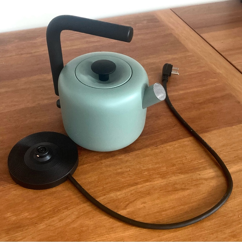 Brand New Fellow Clyde Electric Kettle in Smoke Green